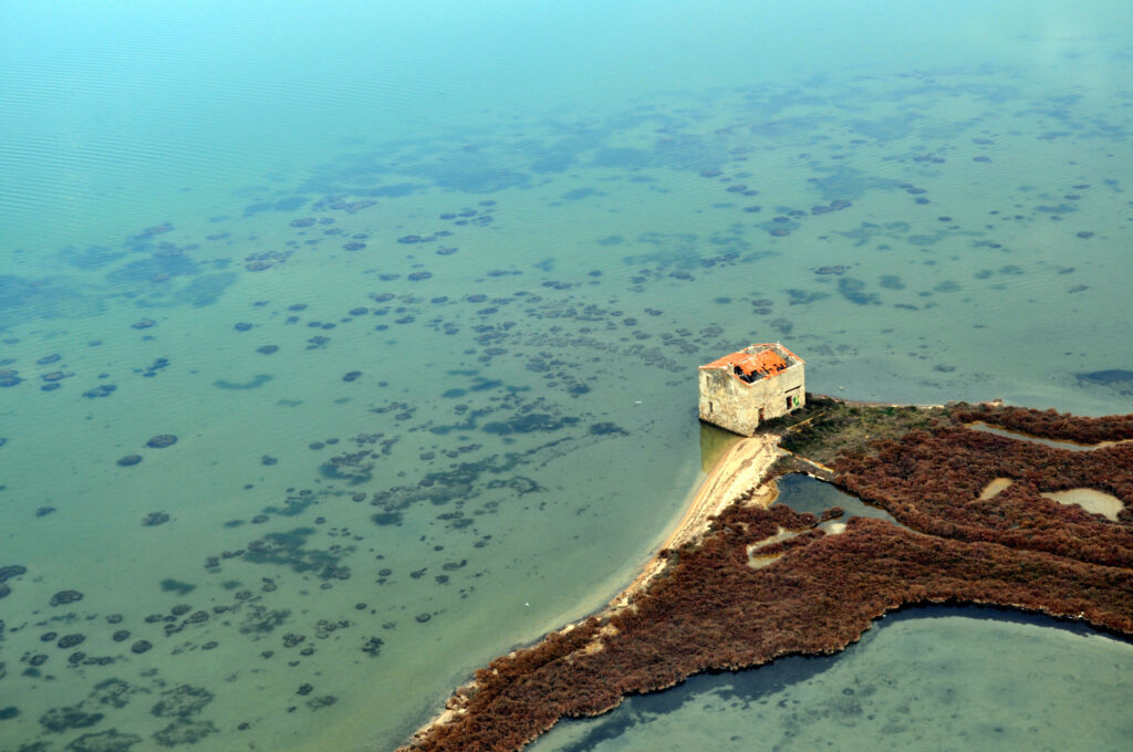 La cabane d'Avranches vue du ciel par M. Bonnafy