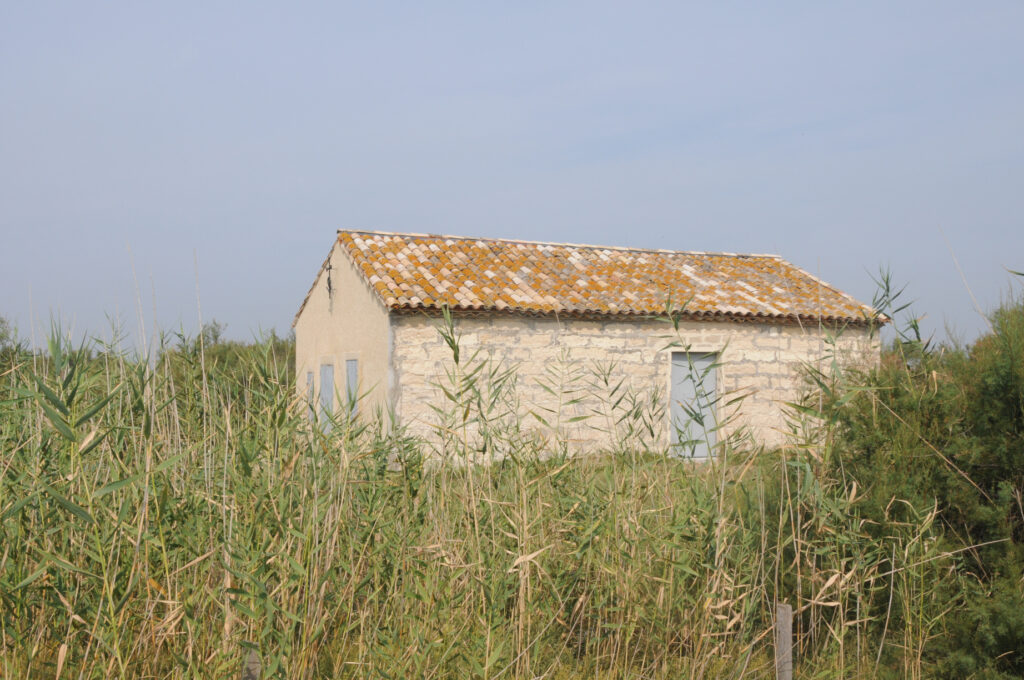 Toit de tuile à deux pans (cabanes de Mauguio) - C Françoise Poudevigne